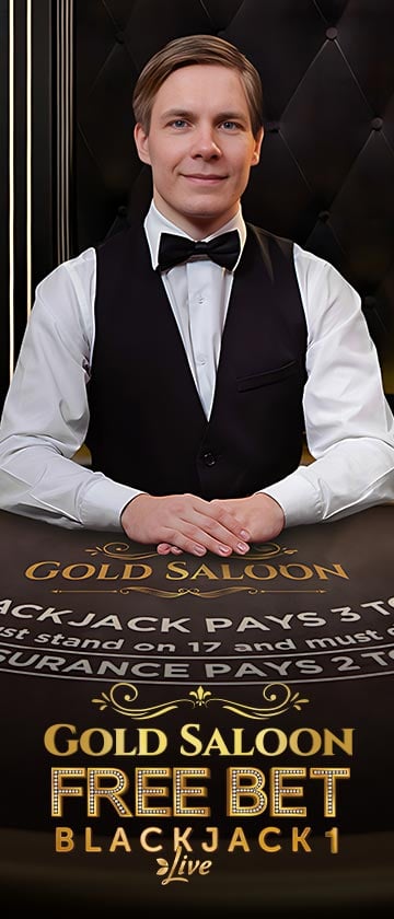 Gold Saloon Freebet Blackjack 1